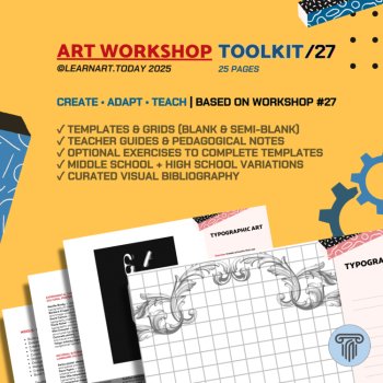 Typographic Art Toolkit | Customizable Worksheets | Middle & High School, image 3