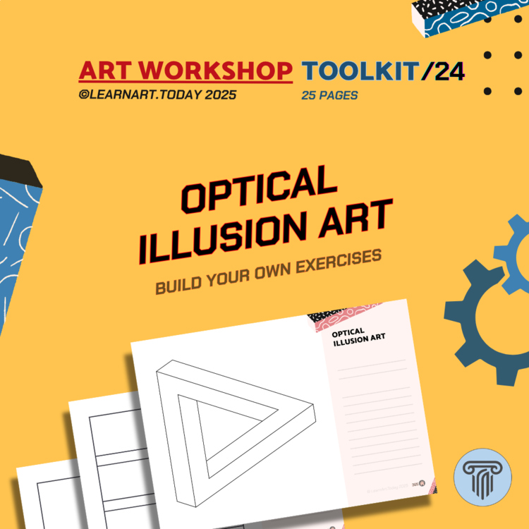 Optical Illusion Toolkit | Customizable Worksheets | Middle & High School