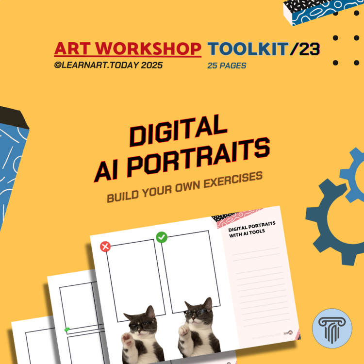 AI Art Toolkit | Customizable Worksheets | Middle & High School
