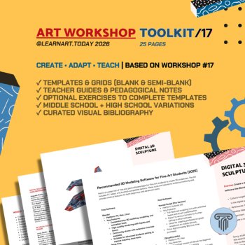 3D Digital Sculpting Toolkit | Customizable Worksheets | Middle & High School, image 3