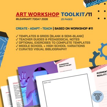 AR Art Augmented Reality Toolkit | Customizable Worksheets | Middle High School, image 3