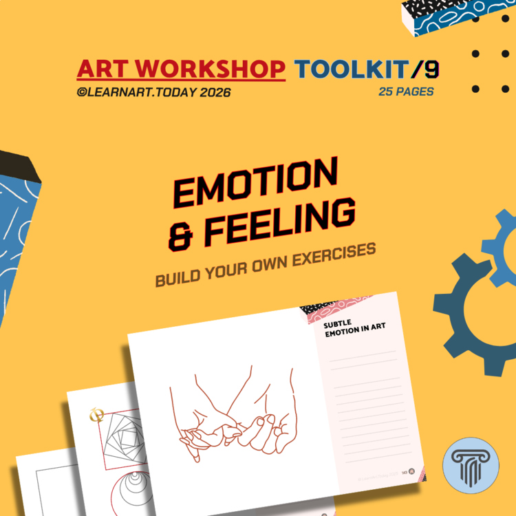 Emotion Art Toolkit | Customizable Worksheets | Middle & High School
