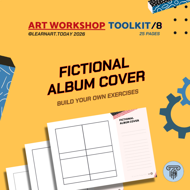 Album Cover Toolkit | Customizable Worksheets | Middle & High School