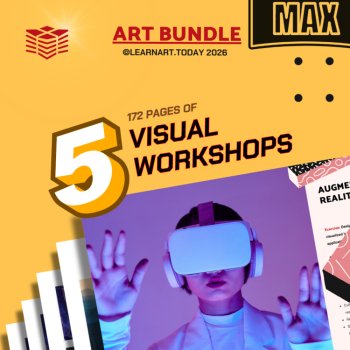 Digital & AI Art Mega Collection | Middle & High School | 5 Art Workshops, image 2