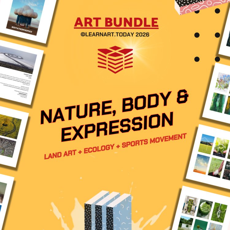 Nature, Body & Expression Art Bundle | Middle & High School | 3 Workshops