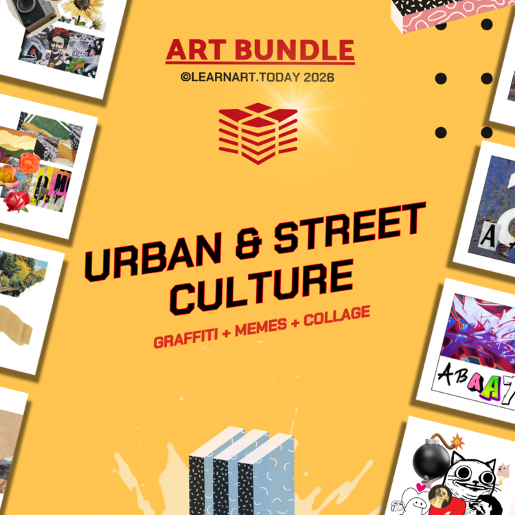 Urban & Street Culture Art Bundle | Middle & High School | 3 Workshops