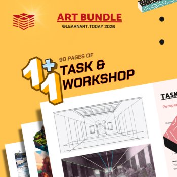 Perspective Art Bundle | Middle & High School | ART TASK 6 + P W Video Games WS, image 2