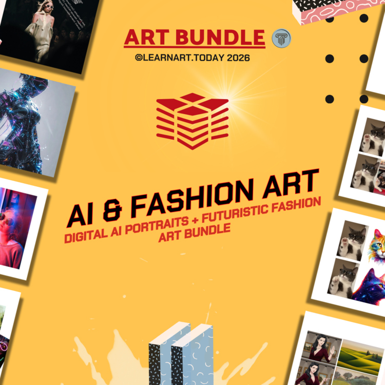AI & Fashion Art Bundle  | Middle & High School | Digital + Futuristic Workshops