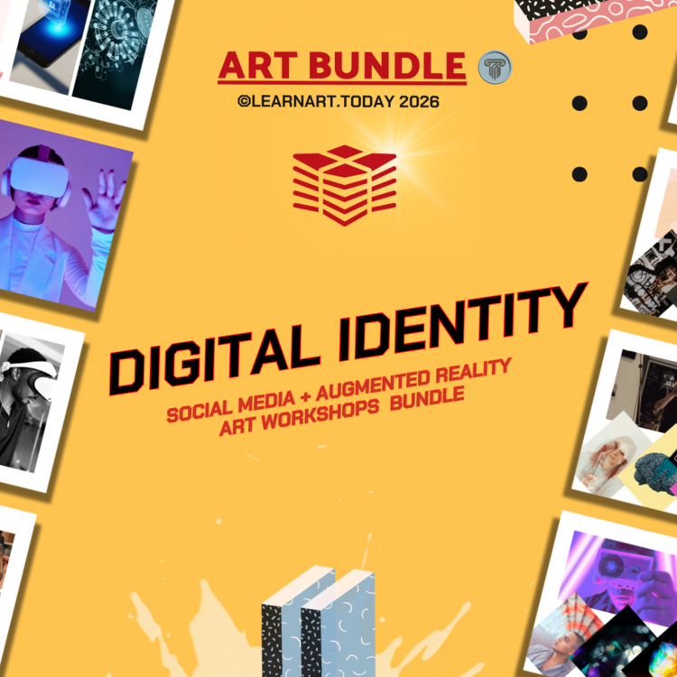 Digital Identity Art Bundle  | Middle & High School | Social Media + AR Workshop