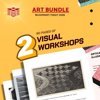 Imagination & Illusion Art Bundle  | Middle & High School | Fantasy Map + Optic', image 2