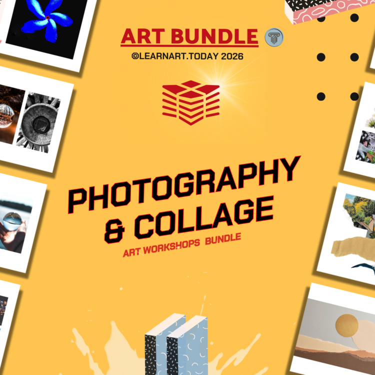 Photography & Collage Art Bundle | Middle & High School | Concept + Pop Culture