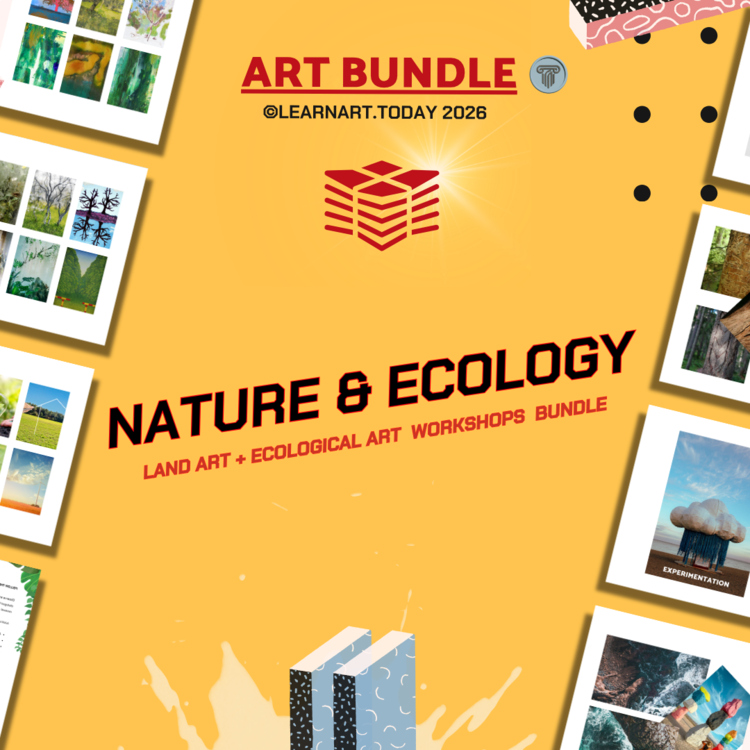 Nature & Eco Art Bundle | Middle & High School | Land Art + Ecological Workshops