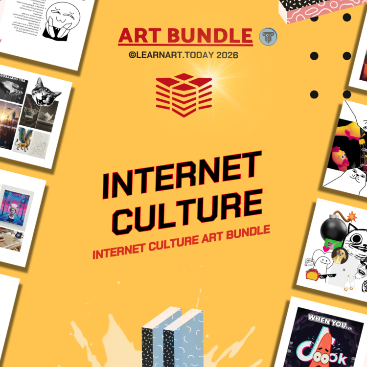 Internet Culture Art Bundle | Middle & High School | Memes + Internet Workshops
