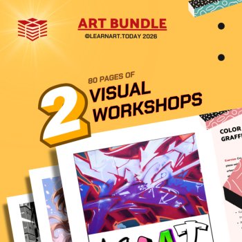 Color Theory Art Bundle | Middle & High School | Manga + Graffiti Art Workshops, image 2