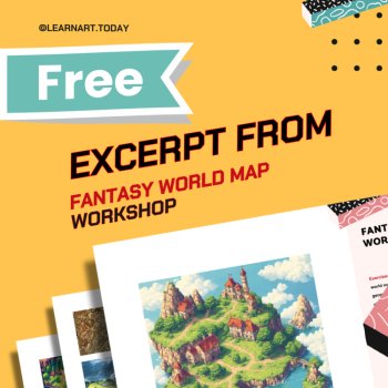 FREE | Narrative Landmarks Fantasy Map Worksheet | Middle & High School, image 3