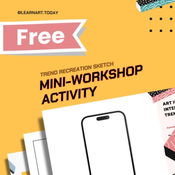 FREE | Trend Recreation Sketch Worksheet | Middle & High School, image 2
