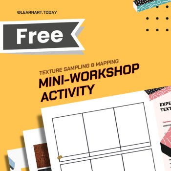 FREE | Texture Art Worksheet | Middle & High School | Tactile Mapping, image 2