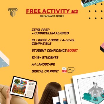 FREE | Isometric Perspective Worksheet | Middle & High School | Steampunk, image 4