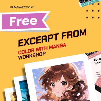 FREE | Manga Color Theory Worksheet | Middle & High School | Palette Extraction, image 3