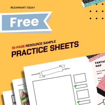 FREE | Visual Art Practice Sheets | Middle & High School | Starter 10 Pages, image 3