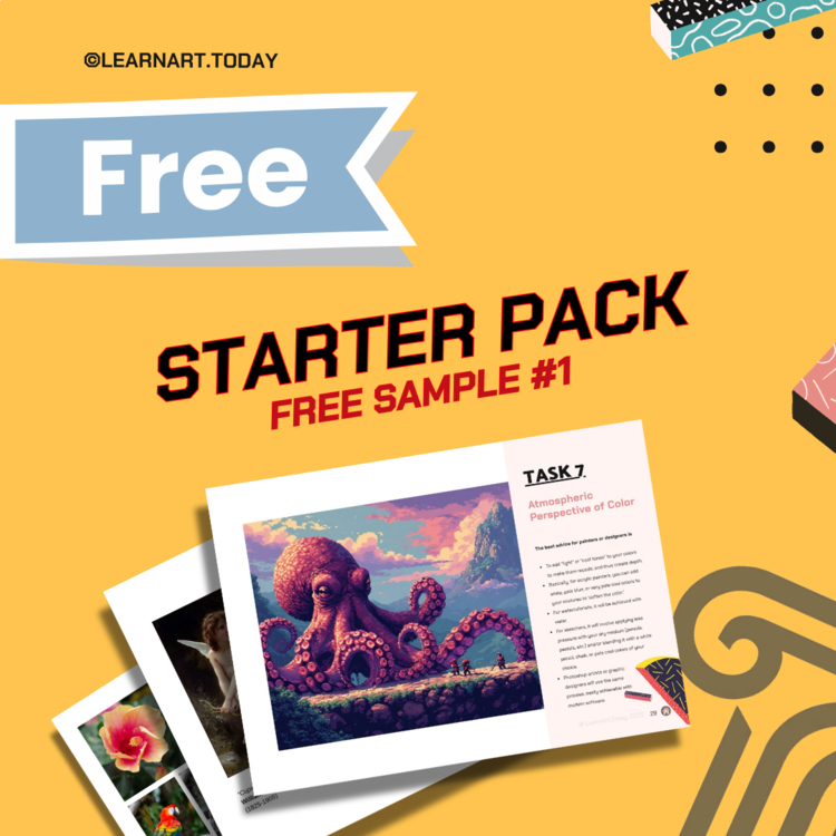 FREE | Art Study Program Tasks | Middle & High School | Starter 10 Pages