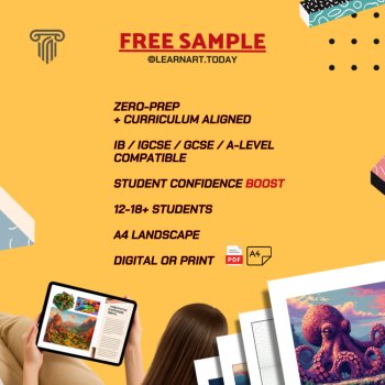 FREE | Art Study Program Tasks | Middle & High School | Starter 10 Pages, image 4