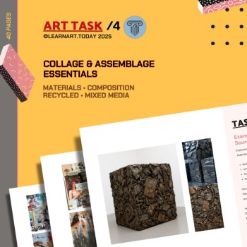 Collage Assemblage Experimentations | Middle & High School | ART TASK 4, image 2