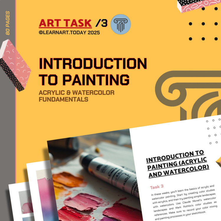 Acrylic Watercolor Foundations | Middle & High School | ART TASK 3