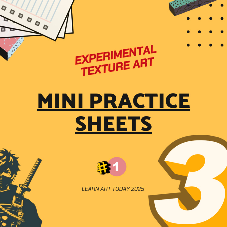 Texture Art Worksheets | Middle & High School | Tactile Mapping 3 Exercises