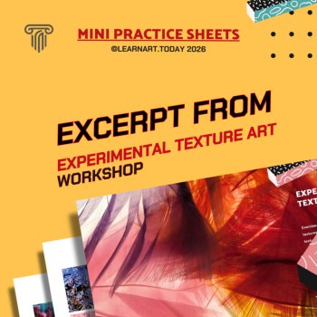 Texture Art Worksheets | Middle & High School | Tactile Mapping 3 Exercises, image 3