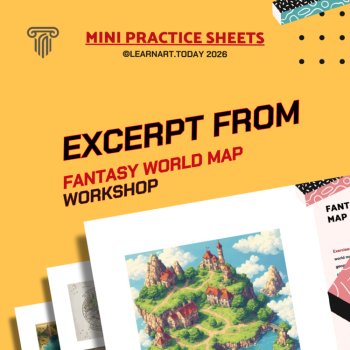 Fantasy World Map Worksheets | Middle & High School | Cartography 3 Exercises, image 3