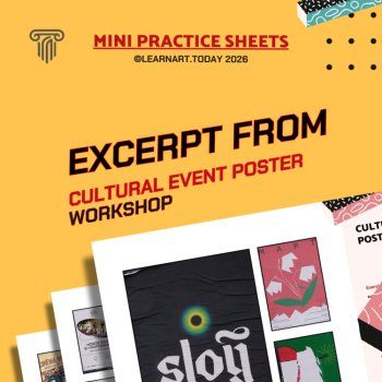 Cultural Event Poster Worksheets | Middle & High School | Design 3 Exercises, image 3