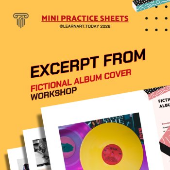 Fictional Album Cover Worksheets | Middle & High School | Design 3 Exercises, image 3