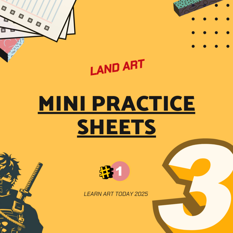 Land Art Environmental Worksheets | Middle & High School | 3 Exercises