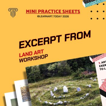 Land Art Environmental Worksheets | Middle & High School | 3 Exercises, image 3