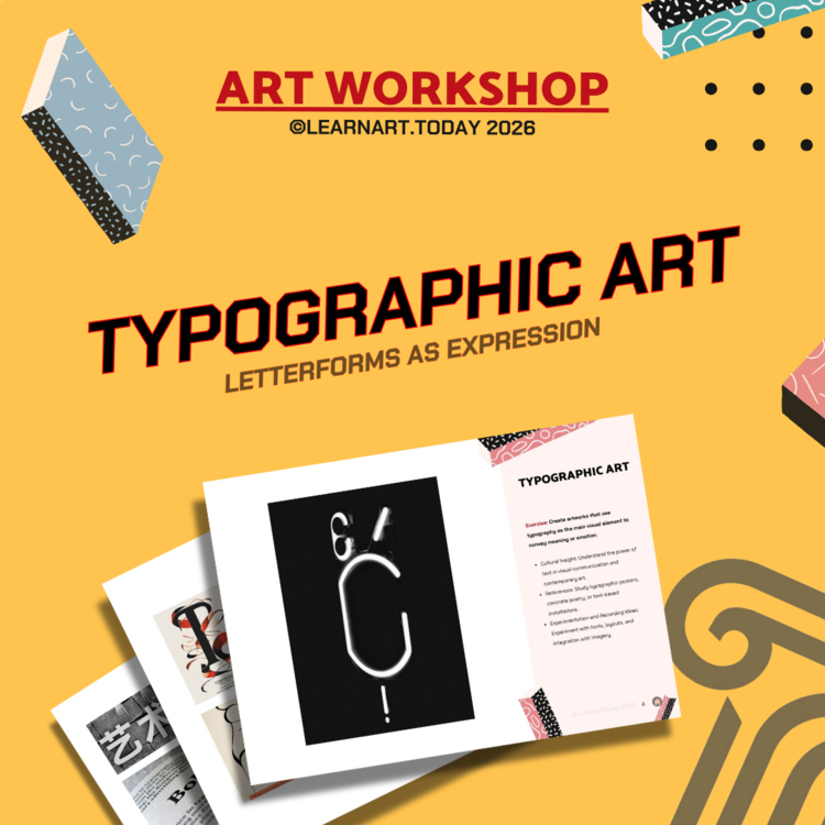 Typographic Art Workshop | Middle & High School | Visual Language