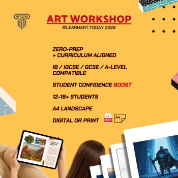 Typographic Art Workshop | Middle & High School | Visual Language, image 4