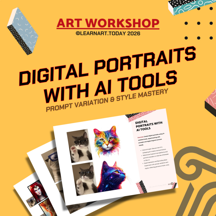 AI Art Workshop: Portraits & Landscapes | Middle & High School | Prompt Design