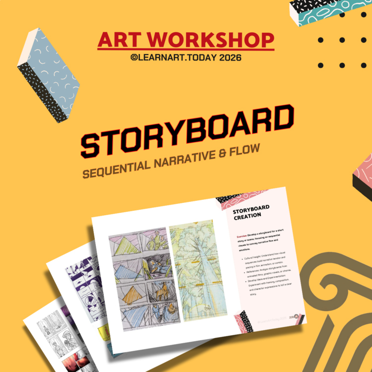 Storyboard Narrative Art Workshop | Middle & High School | Sequential Art