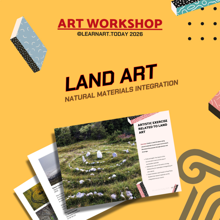 Land Art Environmental Art Workshop | Middle & High School | Installation