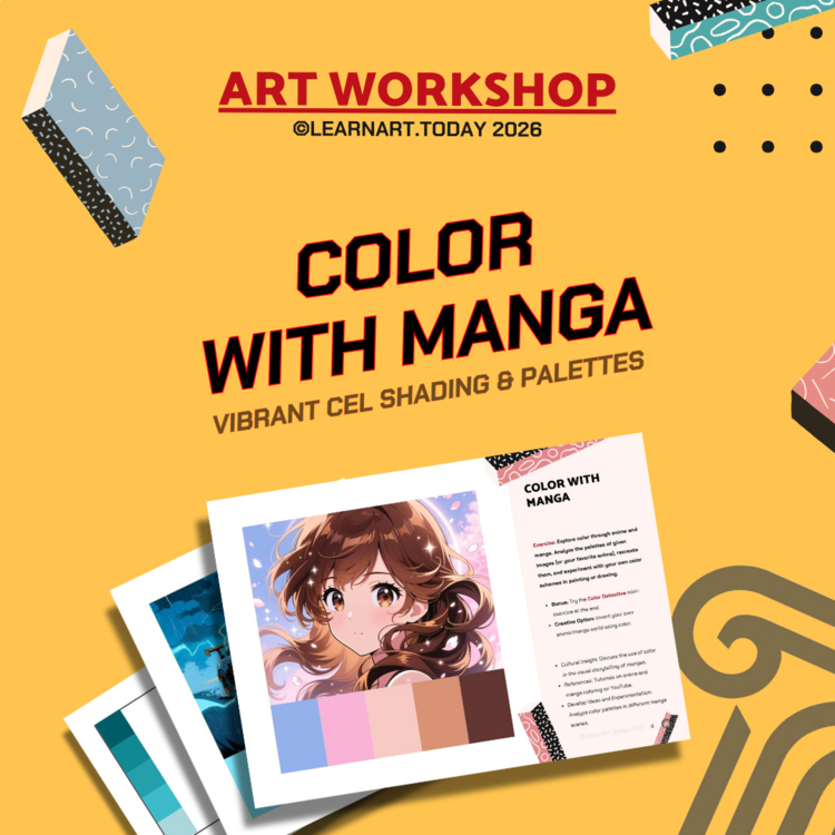 Manga Color Theory Art Workshop | Middle & High School | Anime Palettes