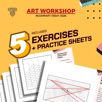 Video Games Perspective Art Workshop | Middle & High School | 3D Layout, image 3