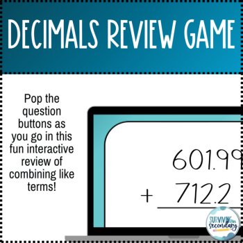 Decimals Review | Carnival Balloon Pop Game, image 2