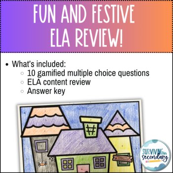 Direct vs. Indirect Characterization Coloring Activity - Halloween-Themed Review, image 3