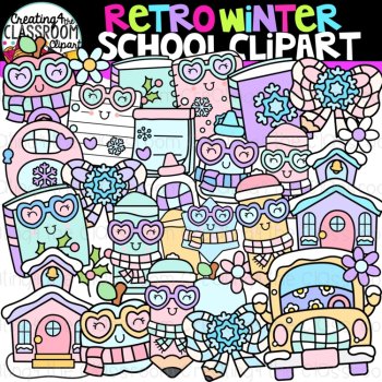 Winter Clipart Bundle |Cute Winter Clipart for activities and decor, image 2
