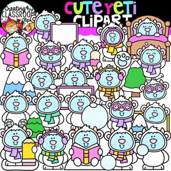 Winter Clipart Bundle |Cute Winter Clipart for activities and decor, image 3