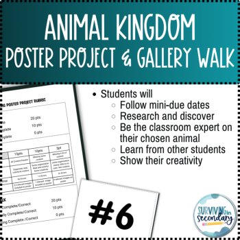 Animal Kingdom Poster Project and Gallery Walk, image 3