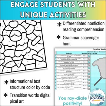 Extended School Year English Language Arts Bundle - 5th and 6th Grade Level, image 3