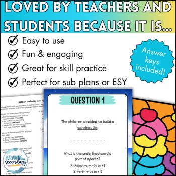 Extended School Year English Language Arts Bundle - 5th and 6th Grade Level, image 4