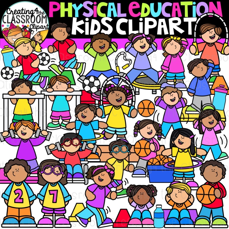 Physical Education Clipart | P.E. Clip Art for Activities, Worksheets